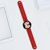 Samsung Galaxy Watch 3 Piros Szilikon Szíj - Gear S3 Kompatibilis 7