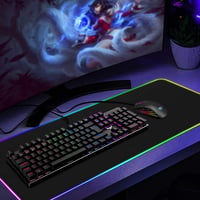 Havit mechanikus gamer billentyűzet, QWERTZ, piros kapcsolók, LED világítás 6