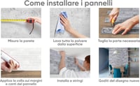 Grace Baltic 3D Fali Panel - 4,8 m², 10 db, Szürke Tégla Mintázat, 1 mm Vastag PVC, Beltéri Faldekoráció, Vékony és Rugalmas 9