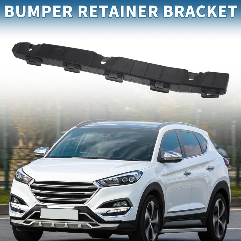 A ABSOPRO Hátsó Lökhárító Tartókonzol Hyundai Tucson 2010-2015 Modellekhez - Bal Oldali, Fekete, Műanyag, OE 866132S000