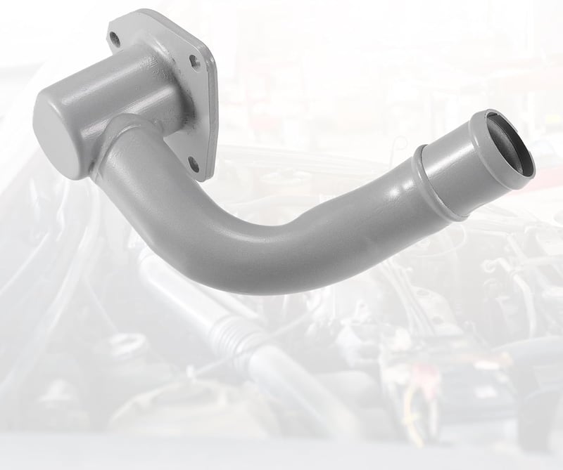 A ABSOPRO Hűtőfolyadék Termosztát Ház Vízpumpa Cső Ford Explorer 1991-1996 Modellekhez - Fém Ezüst Alkatrész