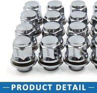 Set 20 piulițe roată ABSOPRO M12x1.25 pentru mașină, șuruburi jantă 4