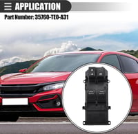 A ABSOPRO Power Master ajtó-ablak kapcsoló Honda Accord fekete 3