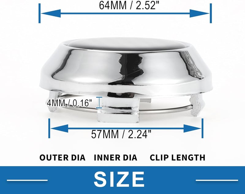 A ABSOPRO Univerzális Kerékközép Kupak 64mm Ezüst Szénszálas Mintázat