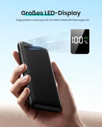 Power bank ADDTOP 20000 mAh – 22,5 W rýchle nabíjanie, 4 výstupy, PD3.0 QC4.0, USB-C, prenosná externá batéria pre iPhone, Galaxy, tablety 5