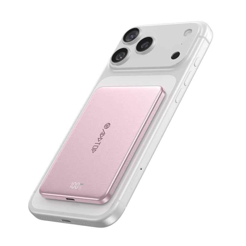 ADDTOP Ultra tenká magnetická powerbanka pre iPhone, 5000 mAh, 20W rýchlonabíjacia prenosná nabíjačka