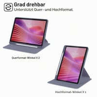 Otočné puzdro A-BEAUTY pre Samsung Galaxy Tab S8/S7 11" s držiakom na S Pen a 360° stojanom – levanduľové 4