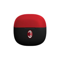 Bezdrôtové slúchadlá do uší A.C. Milan TECHMADE s nabíjacím puzdrom, červeno-čierne, pre smartfóny 3