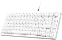 A.JAZZ AK820 75% TKL Mechanikus Billentyűzet, Hot-Swap Kék Switch, Gasket Mount, Fehér 1