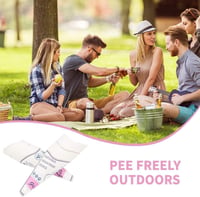 A/N Női Hordozható Vizelő Eszköz - 50 db Papír Piszoár Nőknek, Szivárgásmentes, Állva vagy Guggolva Használható, Kempingezéshez, Utazáshoz 8