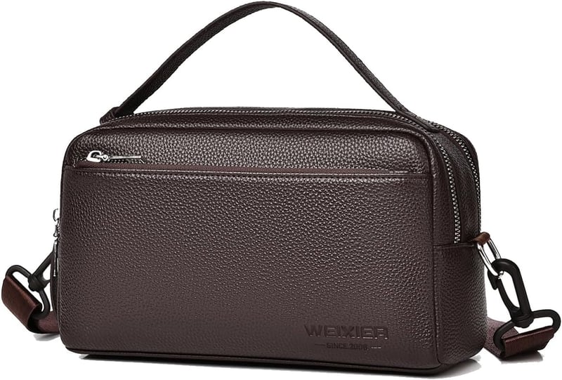 A-QMZL férfi vintage bőr válltáska üzleti crossbody táska utazáshoz