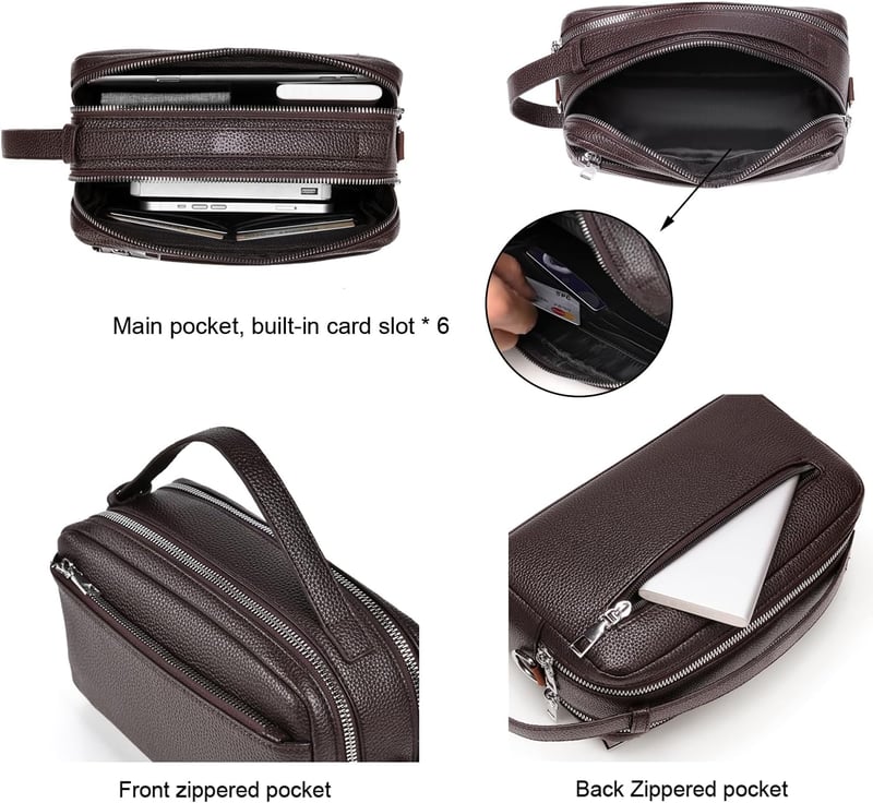 A-QMZL férfi vintage bőr válltáska üzleti crossbody táska utazáshoz