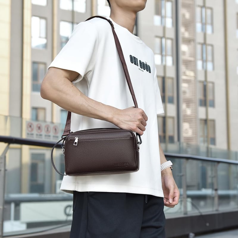 A-QMZL férfi vintage bőr válltáska üzleti crossbody táska utazáshoz