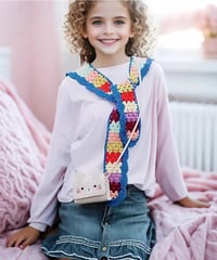 A-QMZL Hercegnő Válltáska Lányoknak - Divatos Mini Táska Ajándék 4