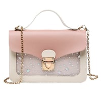 Geantă crossbody mini A-QMZL - roz 1