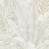 A.S. Création Livingwalls dzsungel tapéta 396474 bézs krémszínű pálmaleveles virágmintás falipapír 10,05 m x 0,53 m 2