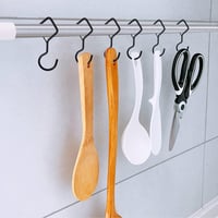 Lxoraziy 12db Erős S-Kampó Biztonsági Csattal - 10cm-es Fém Akasztó Konyhába, Műhelybe, Fürdőbe 6