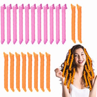 Set de bigudiuri tip spirală URAQT pentru păr lung, 55 cm, 20 bucăți, dispozitiv de coafat fără căldură pentru femei — fără baghetă de stilizare (stare: vezi a 2-a imagine) 1