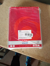 Caiet cu spirală Herlitz x.book Collegeblock A4, pătrățele, liniatură tip 28, 80 de file, 5 bucăți - copertă ușor șifonată (stare: vezi a 2-a imagine) 2