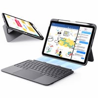 ESR iPad Air 11 colos billentyűzetes tok M4/M3/M2 (2026-2024) ultrakönnyű védőtok sötétszürke - USB-kábel nélkül (állapot: lásd a 2. képet) 1