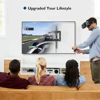 BONTEC Dönthető TV Fali Tartó 26-65 Hüvelykes LCD/LED/OLED/Plazma Televíziókhoz, 55 kg Teherbírással, VESA 400x400 mm, Vízmértékkel 8