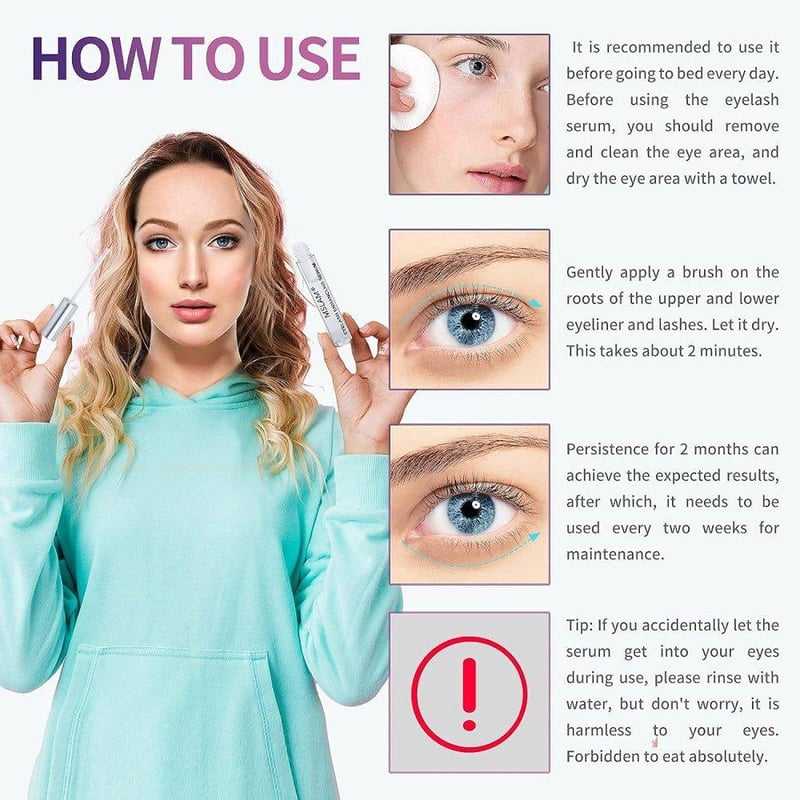 MSLAM Biotin Szempilla és Szemöldök Növesztő Szérum 5ml
