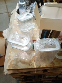 Sada dóz na potraviny Mepal 6 ks – Vzduchotesné, stohovateľné nádoby, 1x2000ml, 2x1500ml, 2x425ml, biele, organizér do kuchyne (1 ks) 4