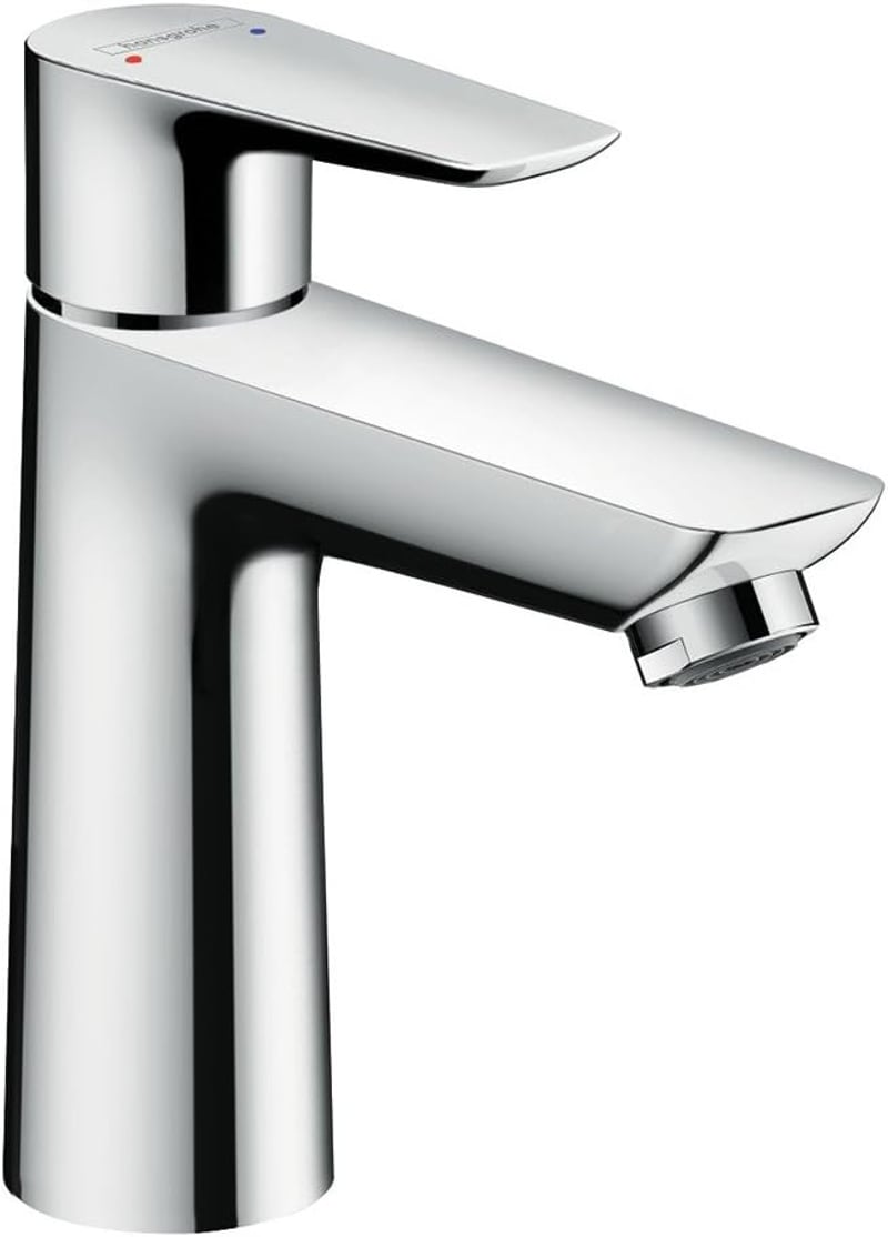 Hansgrohe Talis Egykaros Mosdócsaptelep 110 mm Kifolyómagassággal, Push-Open Lefolyógarnitúrával, Króm Kivitelben, Fürdőszobai Csaptelep 71710000