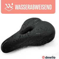 Dewilo Kényelmes Unisex Kerékpárnyereg Esővédővel és Szerszámmal - Trekking, MTB, Országúti 6