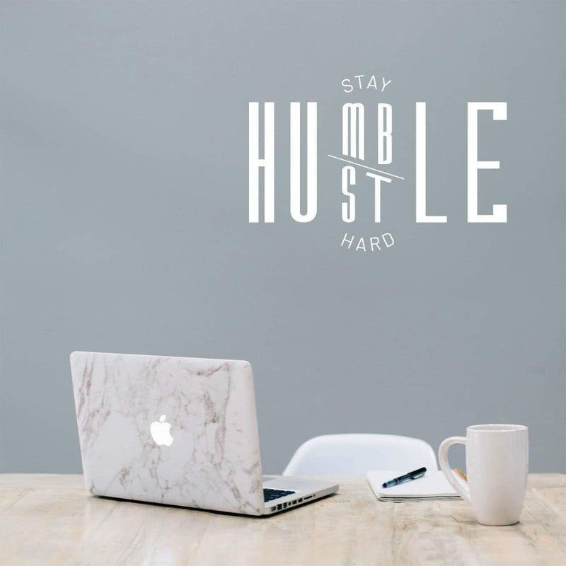 Stay Humble Hustle Hard motivációs falikép 40x60 cm