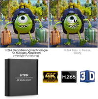 MYPIN 4K Médialejátszó - 8TB HDD, USB, HDMI, 7.1 Surround Hang, Távirányítóval 2