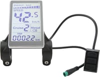 Keenso univerzális LCD kijelző e-kerékpárokhoz és e-rollerekhez, 24-60V 7