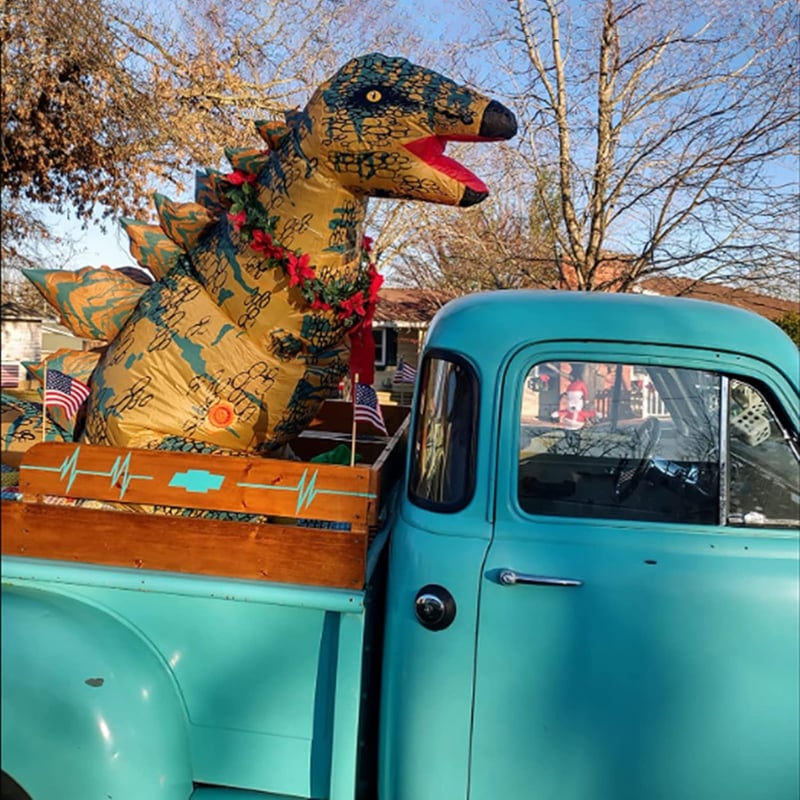 Felfújható Stegosaurus jelmez felnőtteknek - Vicces dinoszaurusz kosztüm Halloweenre
