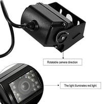 Baceyong 170°-os HD CCD Tolatókamera 18 LED-del, Teherautókhoz, 10m Kábellel 8