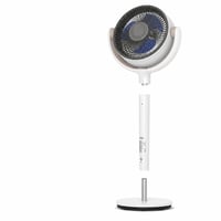 Inteligentný stojanový ventilátor DREO s RGB svetlom, oscilácia 120°+120°, tichá prevádzka 20 dB, 8-hodinový časovač, biely – bez diaľkového ovládania 1