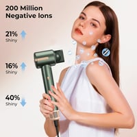Atopskins 7 az 1-ben Ionos Hajformázó Készlet - 11000 RPM Hajszárító Kefe, Meleglevegős Hajformázó, Kétirányú Göndörítő, Egyenesítő Kefe, 3  5