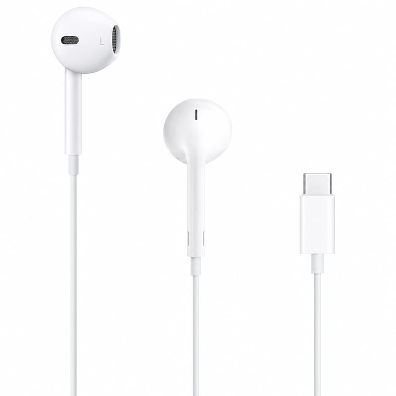 Căști Apple EarPods USB-C – defecte, funcționează parțial: casca dreaptă nu se aude (stare: vezi imaginea 2)