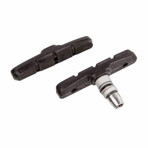 Shimano M70T4 MTB kočione pločice za aluminijske obruče 70 mm crno/srebrne 1 par — nedostaju mali dijelovi na lijevom komadu (stanje: vidi 2. sliku)