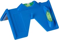 Silverline SL05 Nivelă magnetică cu stâlp 135 mm - Nivelă multicoloră din plastic pentru stâlpi de gard, cutii poștale 2