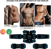 EGEYI EMS Vezeték Nélküli Hasizom Stimulátor - Okos Fitness Gép Teljes Testre 6