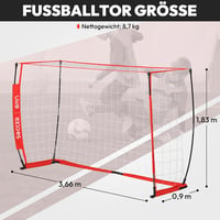 A11N SPORTS Hordozható Futballkapu Gyerekeknek és Felnőtteknek - Gyors Összeállítás, Kerthez vagy Garázshoz 2