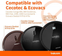Cecotec Conga és Ecovacs porszívó alkatrész szett: motor, henger, szíj, csavarok 2