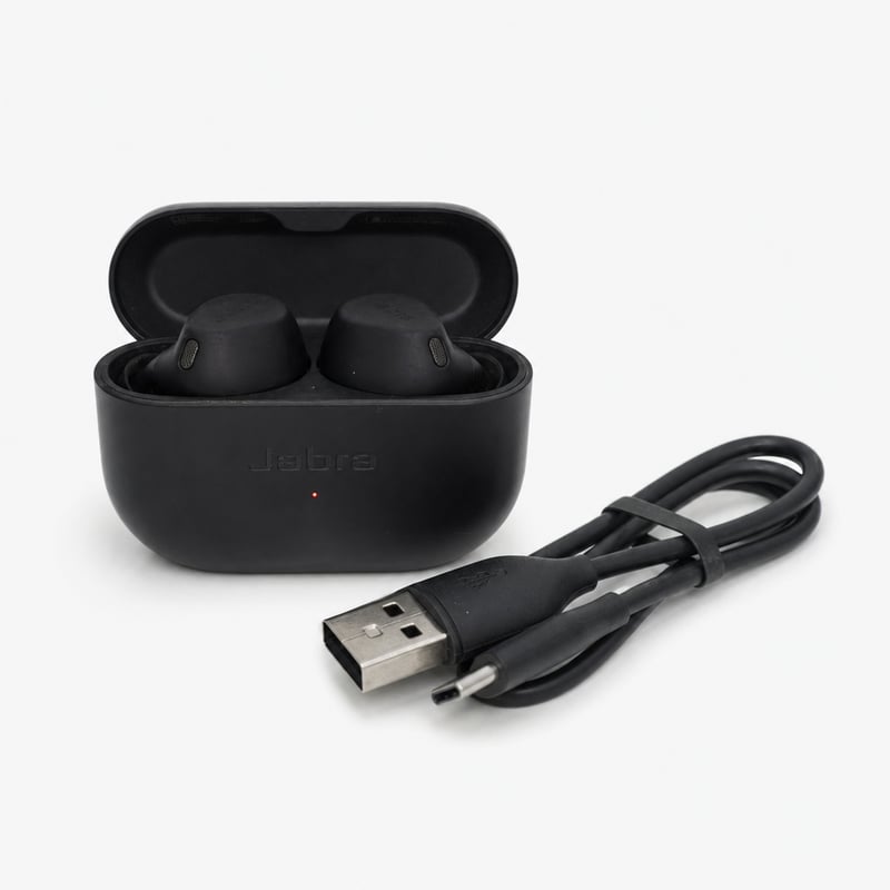 Căști In-Ear Jabra Elite 8 Active True Wireless Bluetooth, Anulare Adaptivă a Zgomotului (ANC), 6 Microfoane, Rezistente la Apă, Rezistente la Transpirație, Negru - Utilizat
