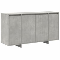 Seif de siguranță ignifug vidaXL, gri beton, 135x41x75 cm, din lemn prelucrat — fără accesorii, deteriorat și utilizat (stare: vezi a doua imagine) 1