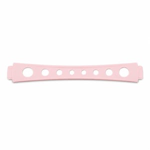 Recipient rotund pentru prăjituri Emsa Prep&Bake, diametru 34 cm, cu mâner, feliator, transparent și roz