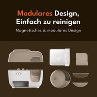 PetSnowy Automata Öntisztító Macskatoalett - TiO2 Szagtalanító Rendszerrel, Applikációs Vezérléssel, Nagy Macskáknak, 83L Kapacitás 5