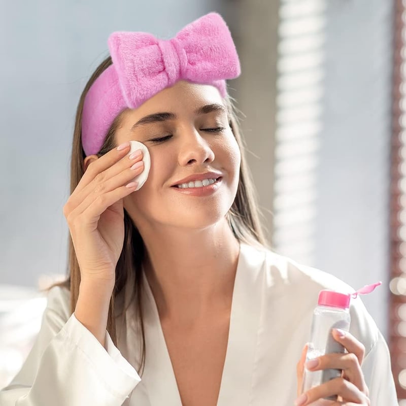 AOMIG Rózsaszín Spa Hajpánt Arcápoláshoz és Jógához
