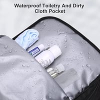 HOMIEE 32L vízálló utazó hátizsák USB töltőporttal, 15,6" laptoptartóval 4