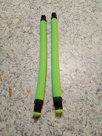Pereche de benzi elastice pentru arbaletă de pescuit subacvatic SALVIMAR, verde acid, 20 cm x 16 mm, accesoriu pentru arbaletă de scufundări, unisex, adulți, 2 bucăți 3