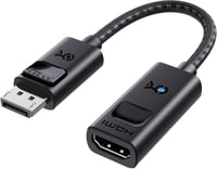 Cable Matters DisplayPort HDMI Adapter 8K 60Hz / 4K 120Hz - Egyirányú DP 1.4 HDMI Átalakító RTX 3080/3090 és RX 6800/6900 Kártyákhoz - Feket 1